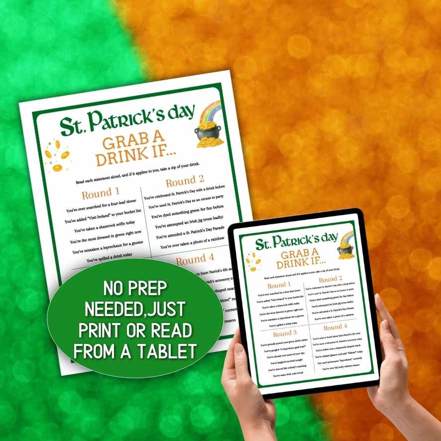 st. patrick´s drinking games