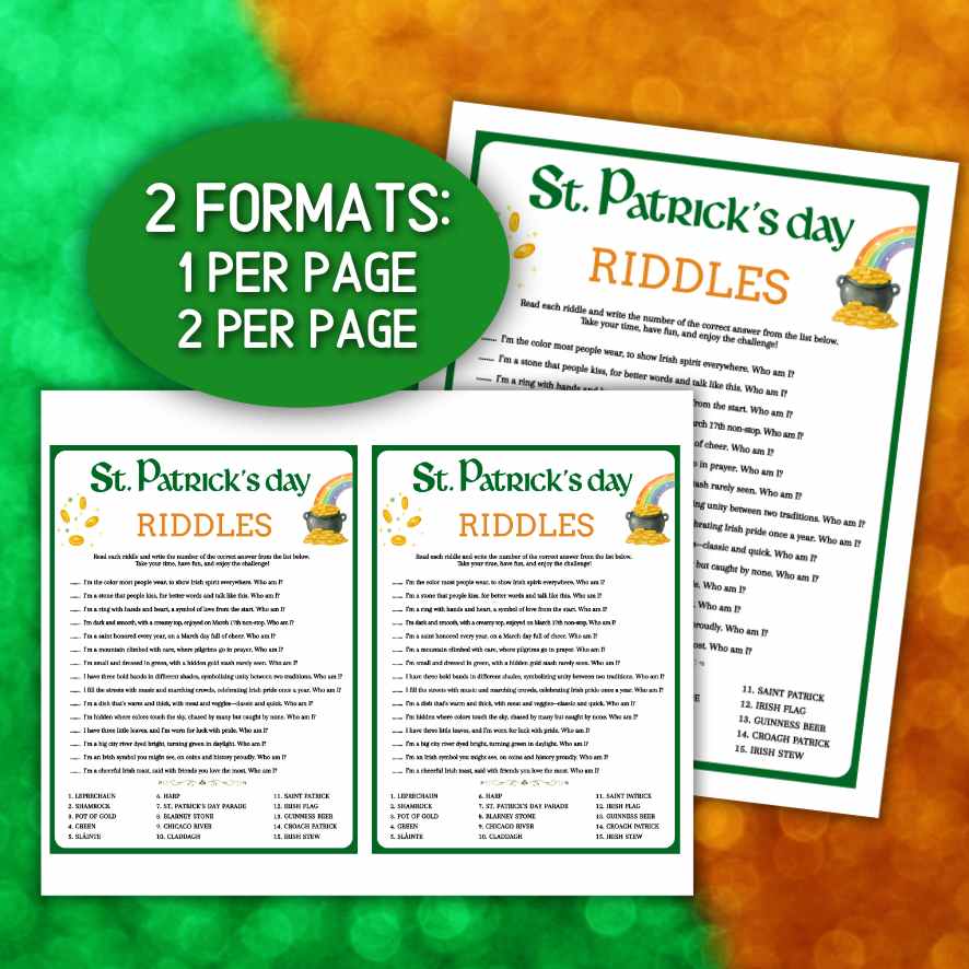 st.paddy´s day riddle