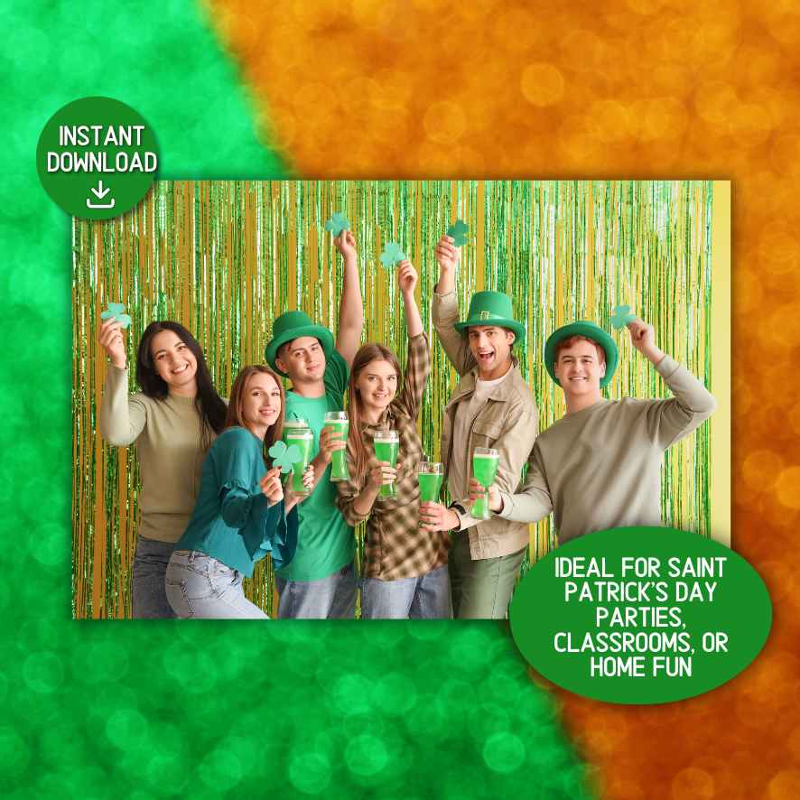 st patricks day dice game printable