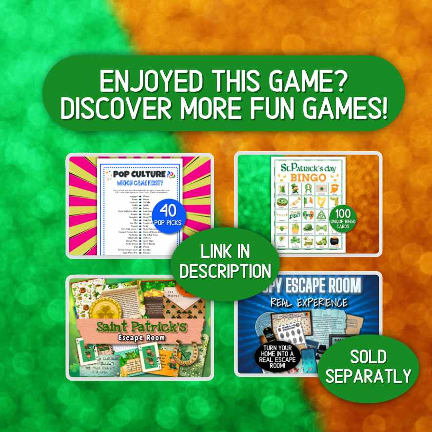 st patrick's day party games

