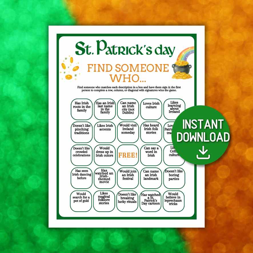 Irish party icebreaker

