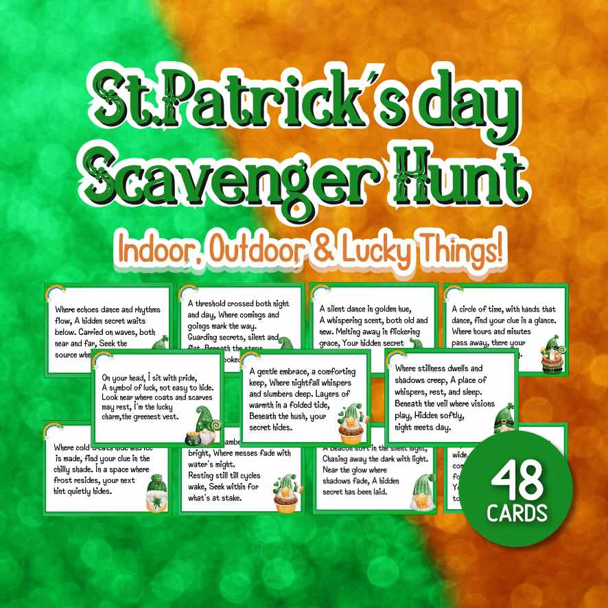 saint patrick's day scavenger hunt