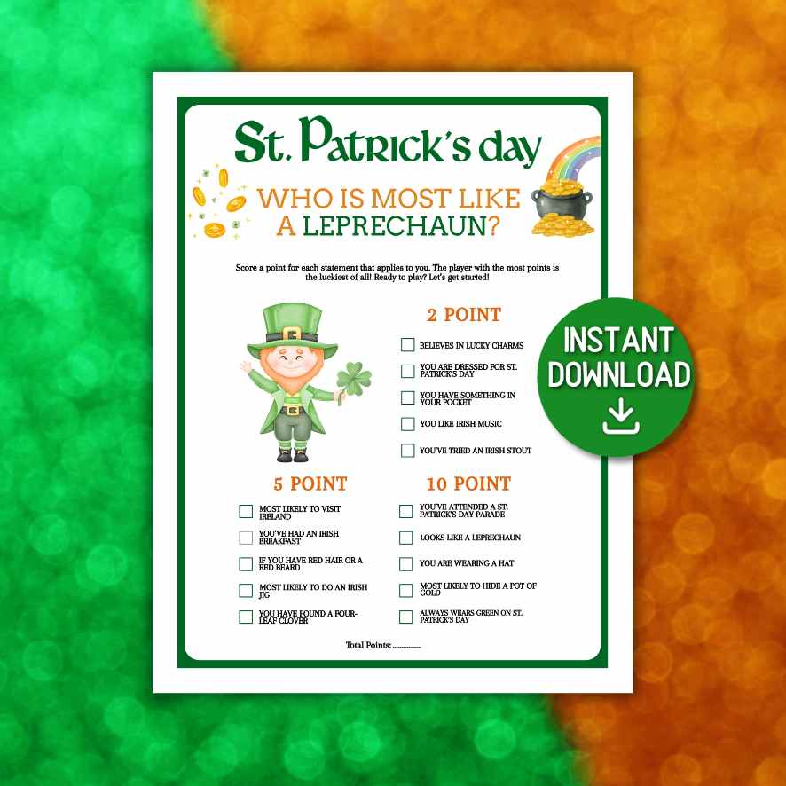 st patricks day who is most like a leprechaun