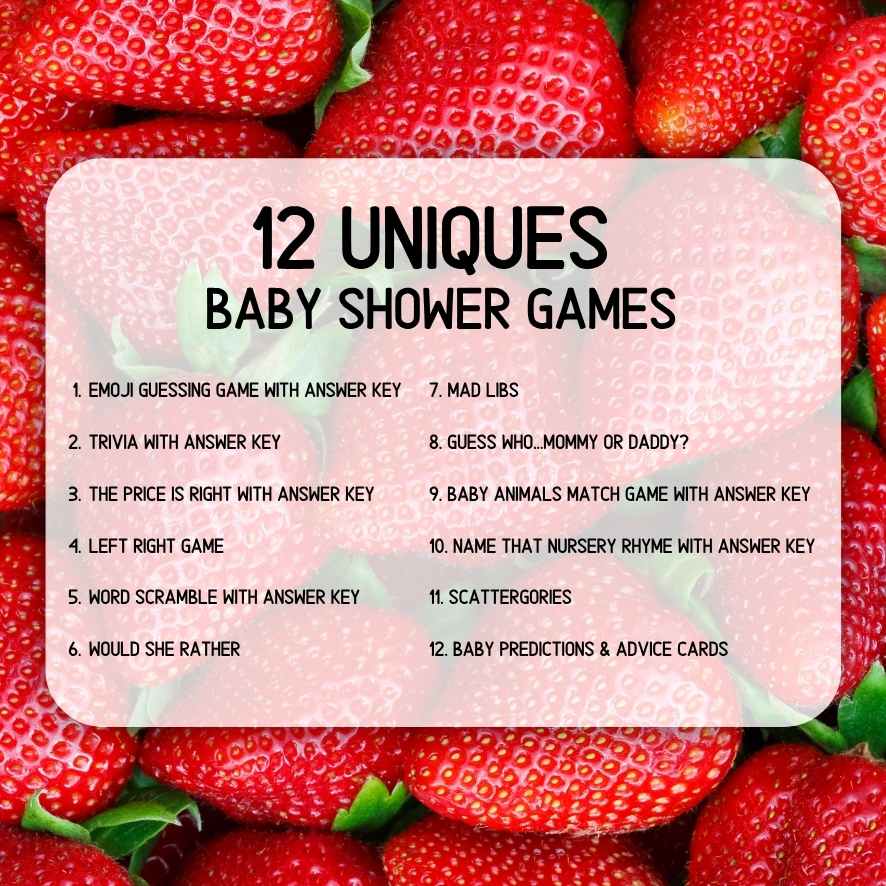 berry sweet shower games
