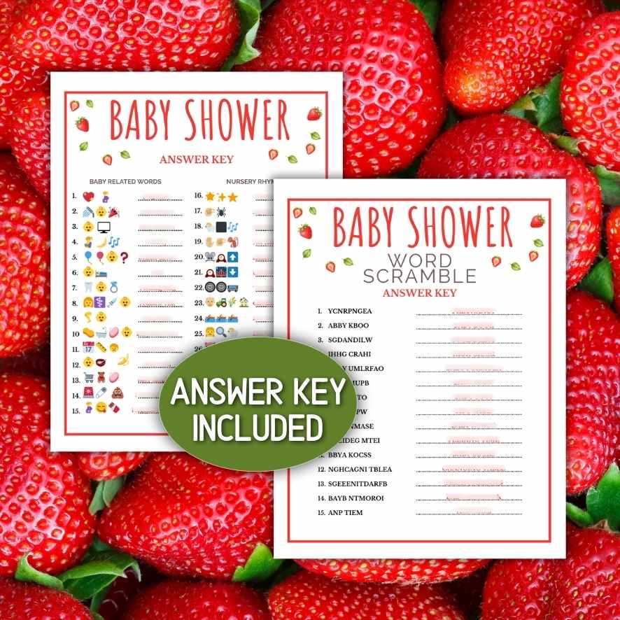 baby shower games ideas