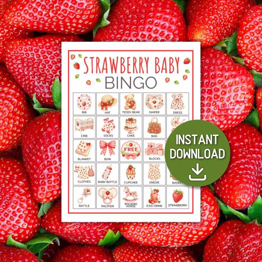 first birthday bingo


