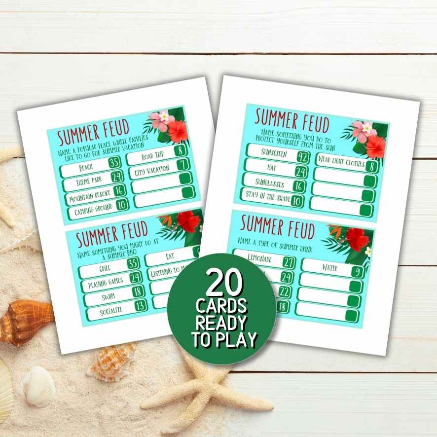 camping game printable