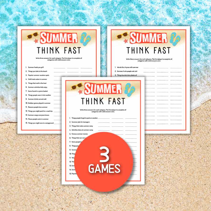 summer icebreaker game