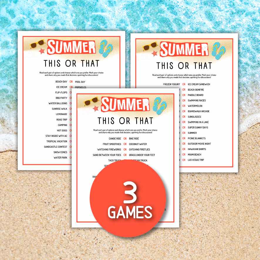 summer this or that quiz