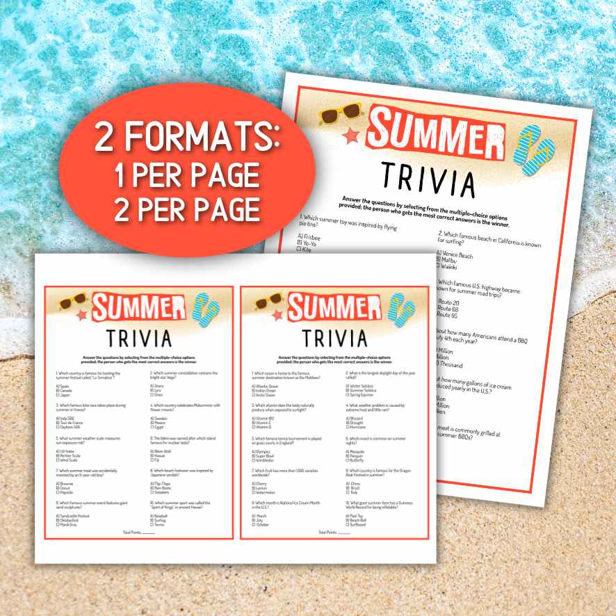 beach party games