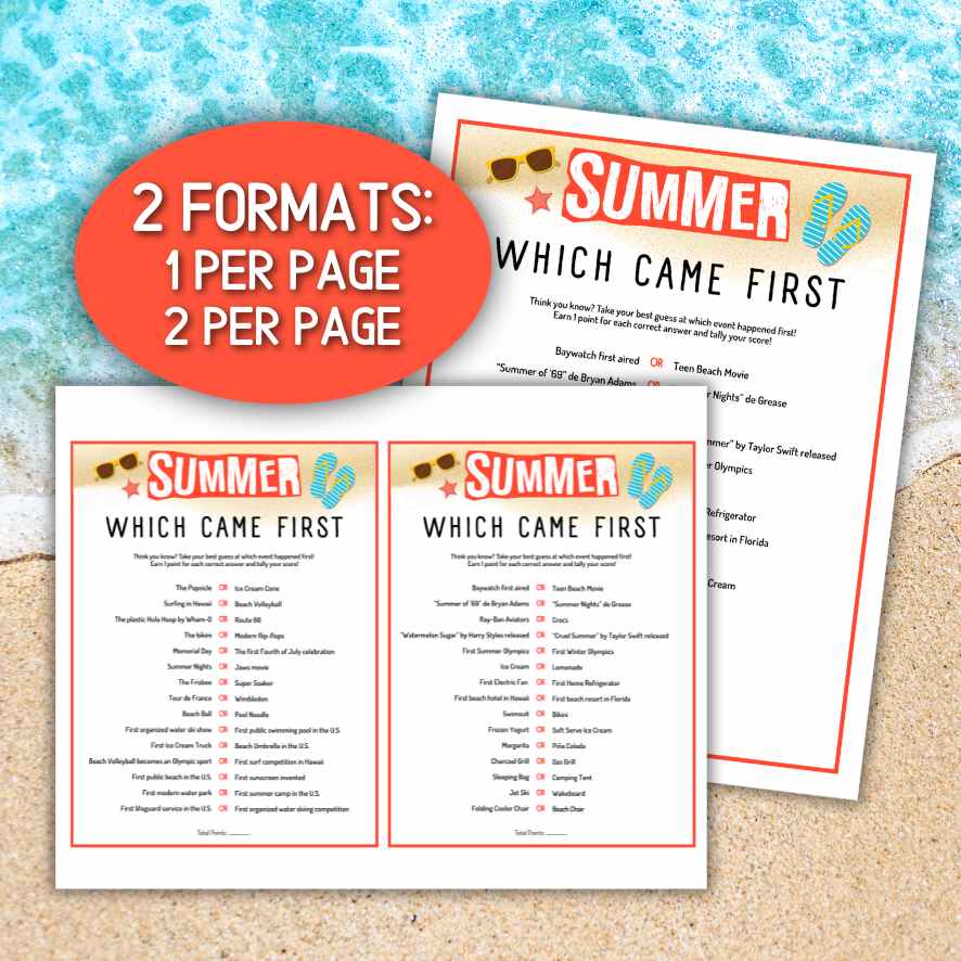 camping game printable