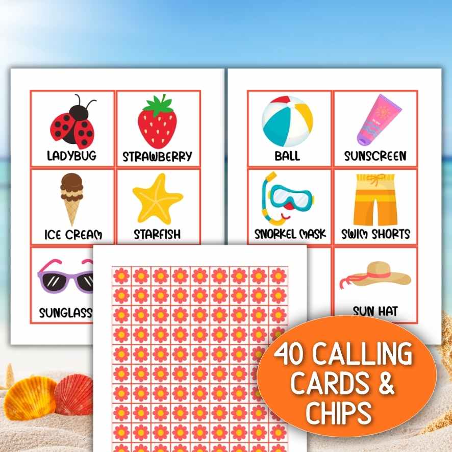 summer bingo for adults