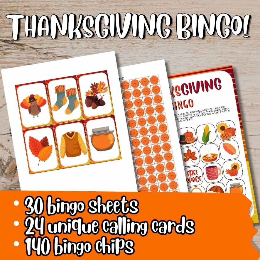 Thanksgiving Bingo Game Night
