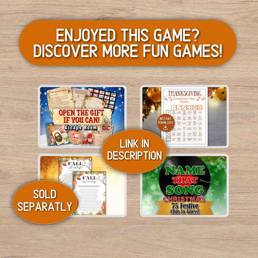 thanksgiving family games

