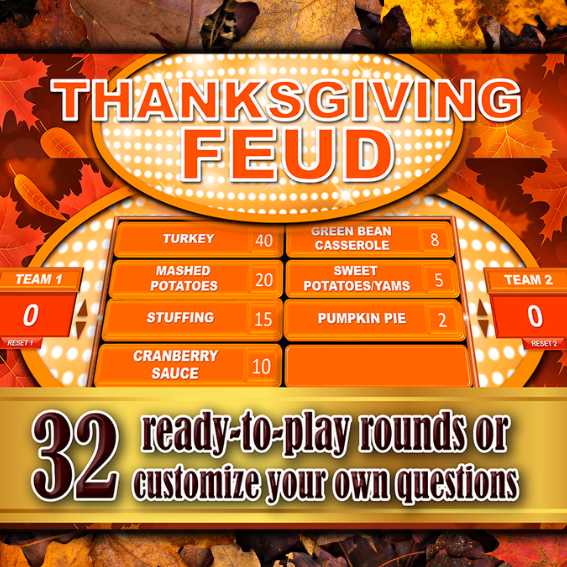 THANKSGIVING DAY BUNDLE GAME The Game Room