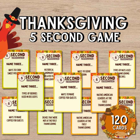 Thanksgiving 5 Second Game