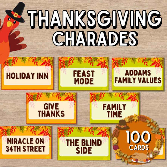 thanksgiving charades