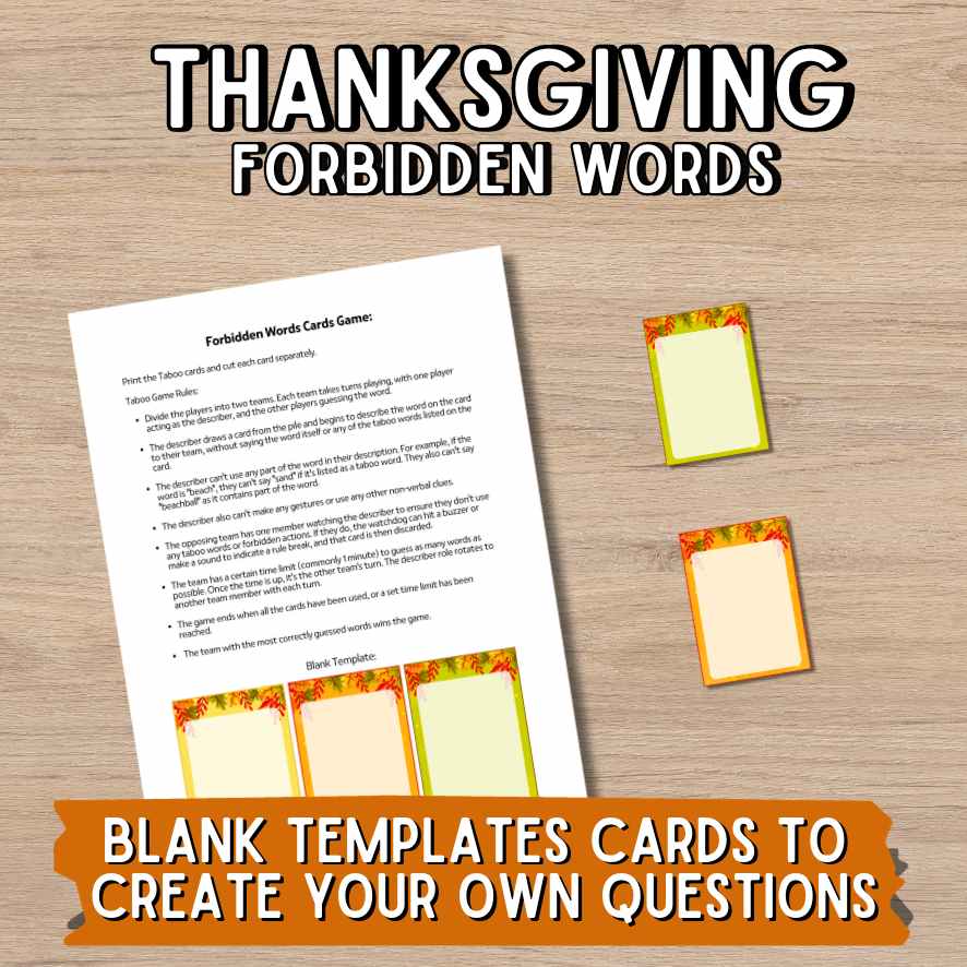 games for thanksgiving dinner