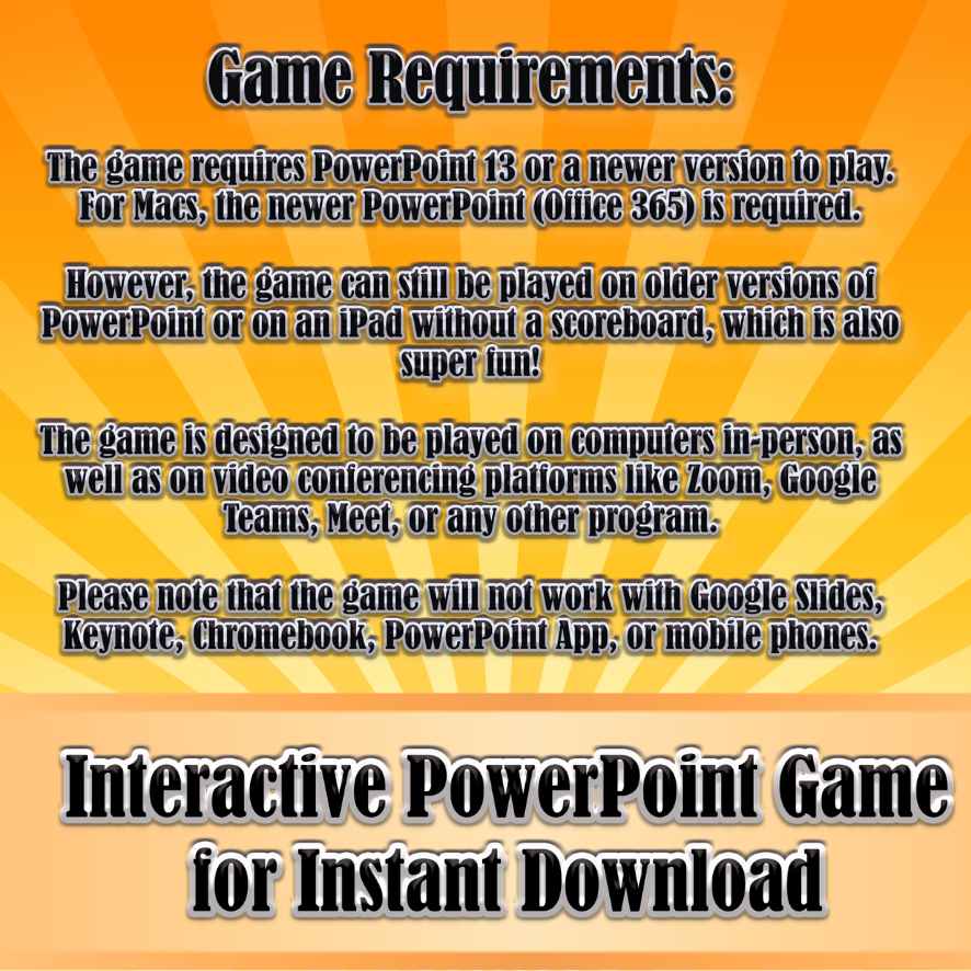 BIBLE GAMES BUNDLE POWERPOINT – The Game Room