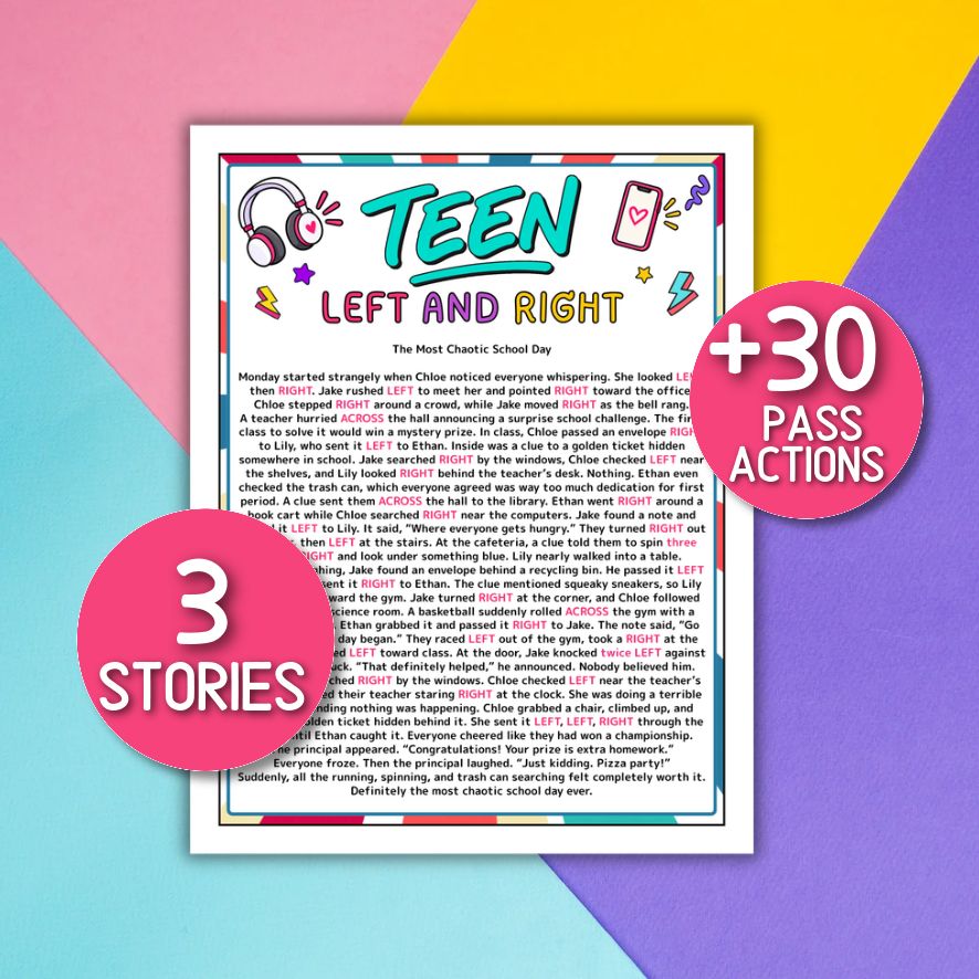 teen left right game