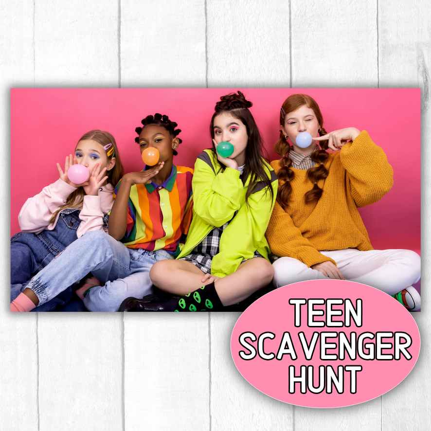teen girl scavenger hunt ideas