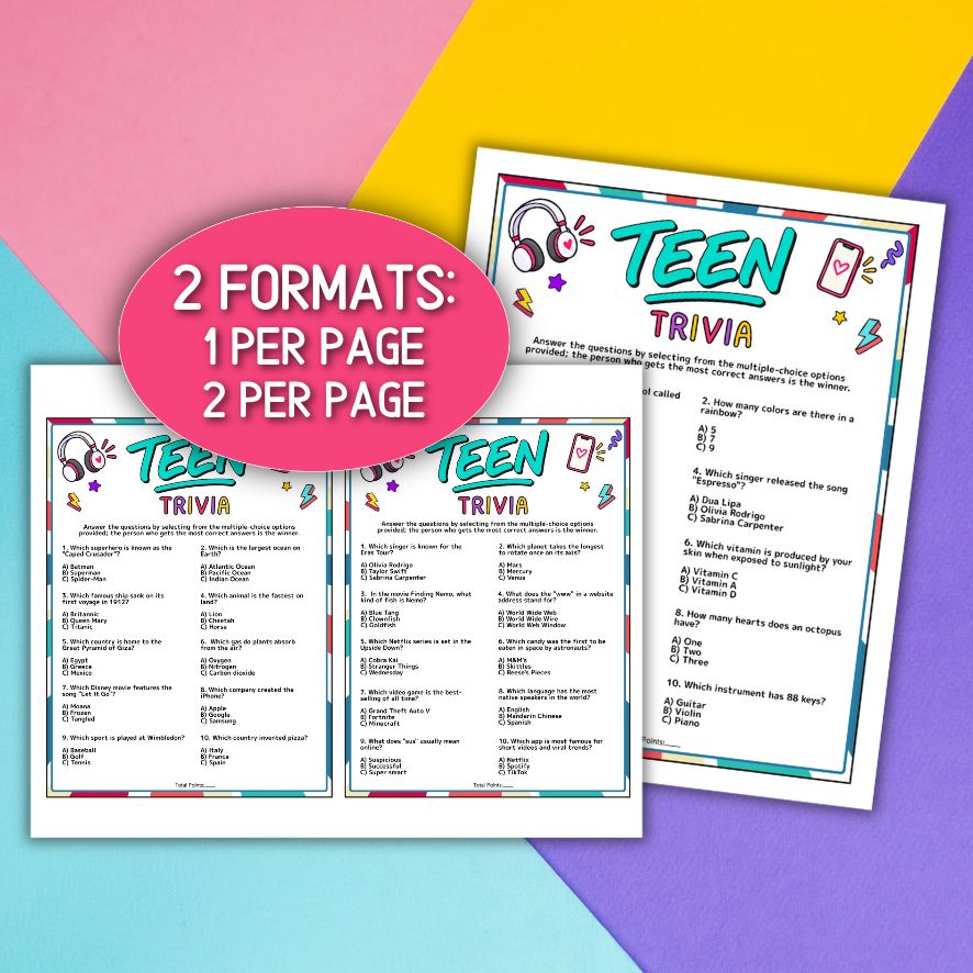 teen classroom activity