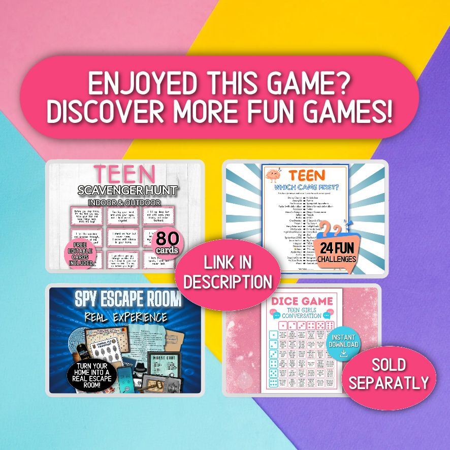 Printable party games