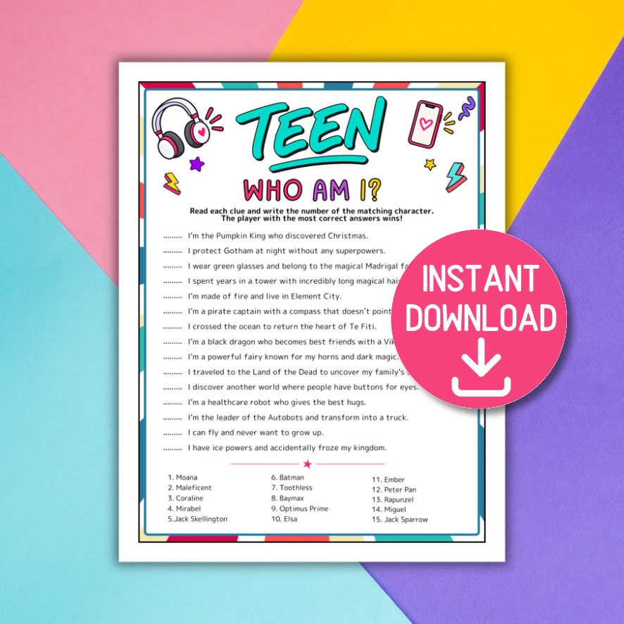 teen guessing game