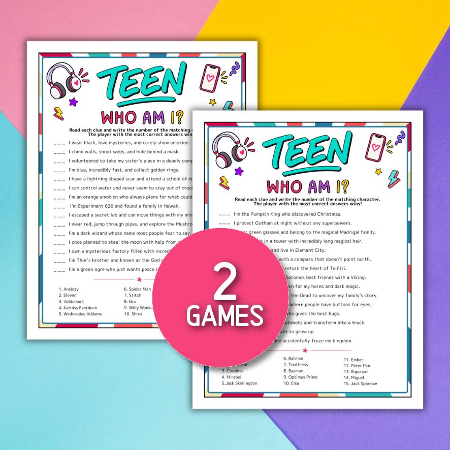 teen birthday party games