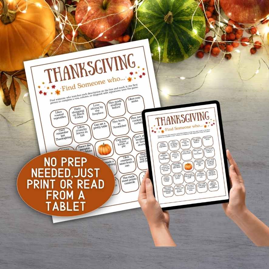 thanksgiving icebreaker activities