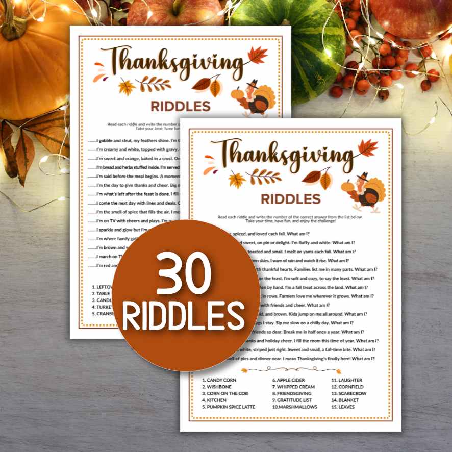 thanksgiving riddle me this

