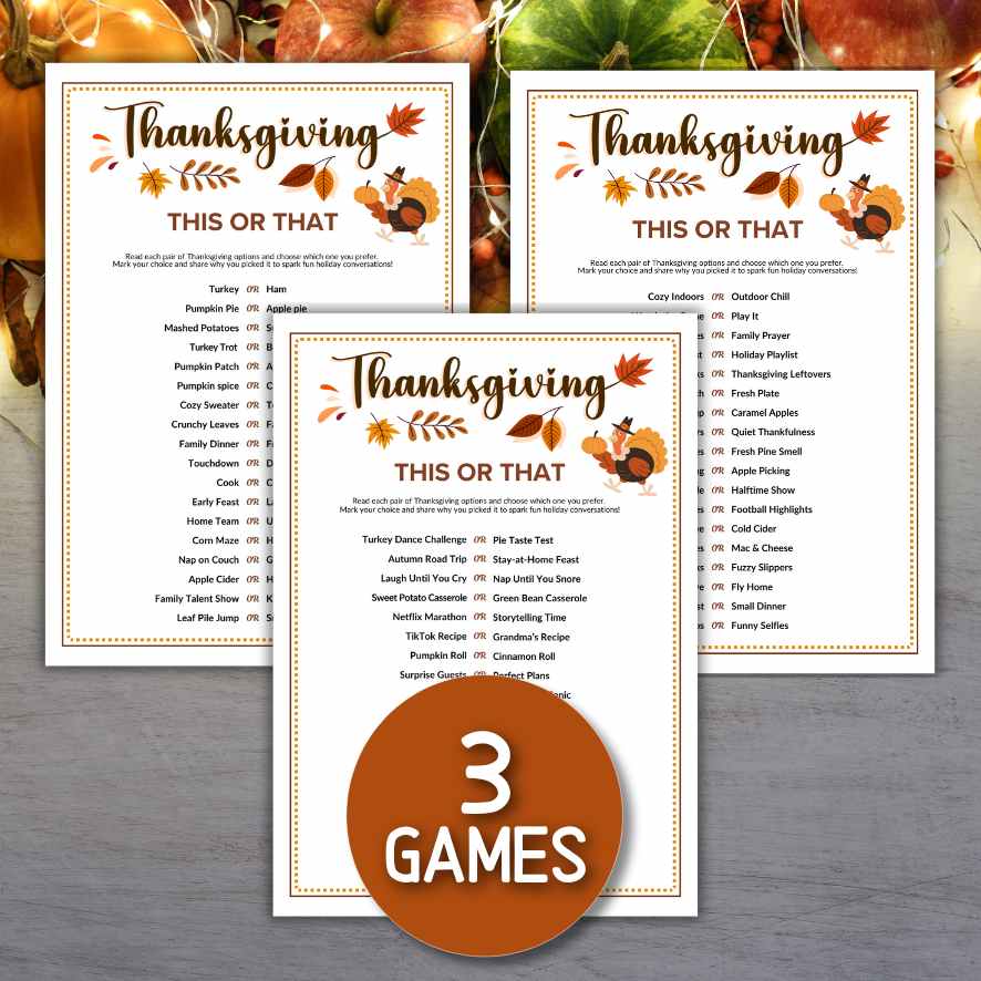 thanksgiving this or that game

