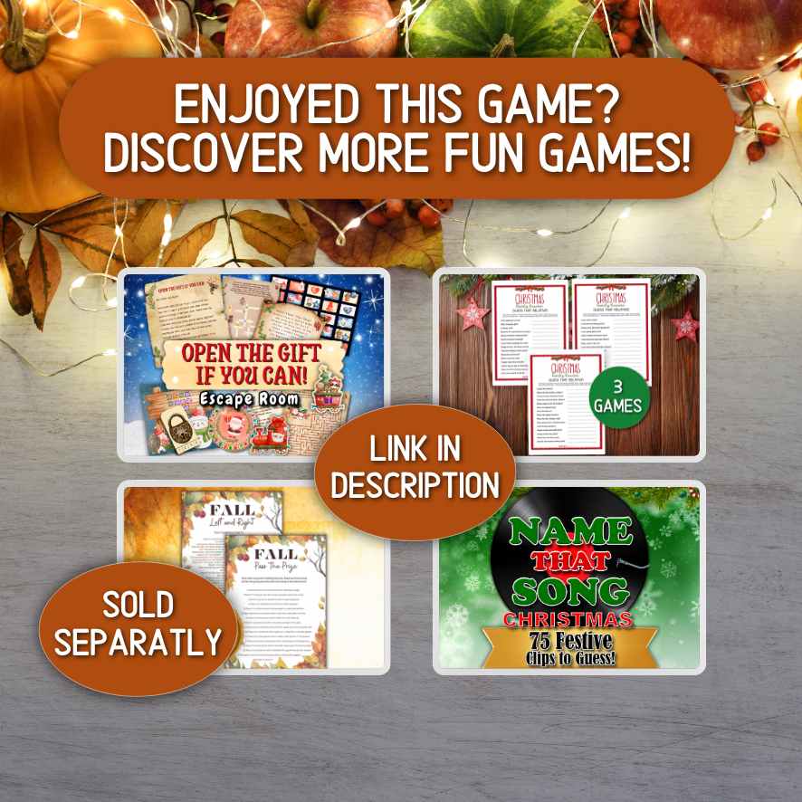 thanksgiving games for family