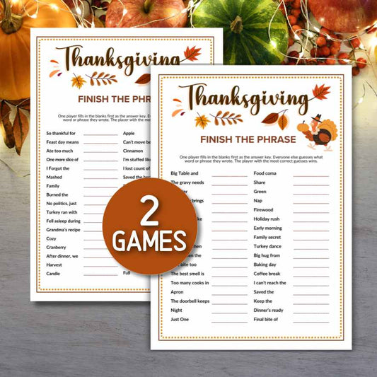 thanksgiving finish the phrase printable

