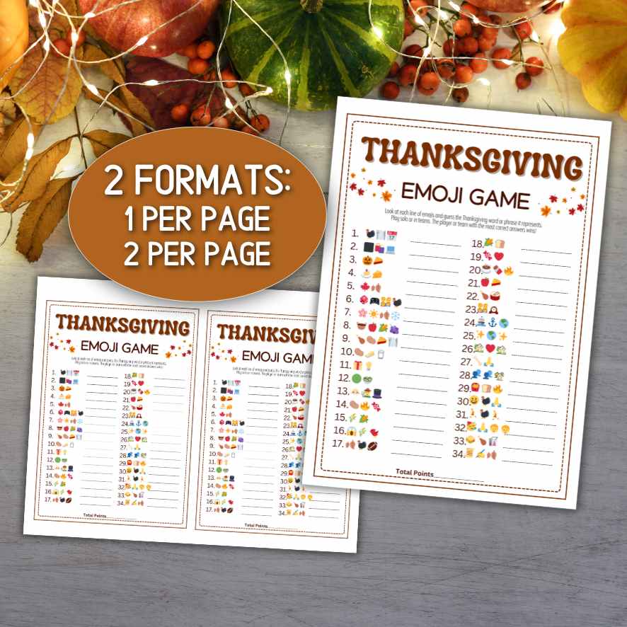 thanksgiving pictionary
