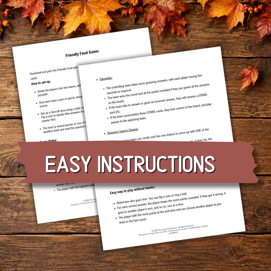 games for thanksgiving dinner