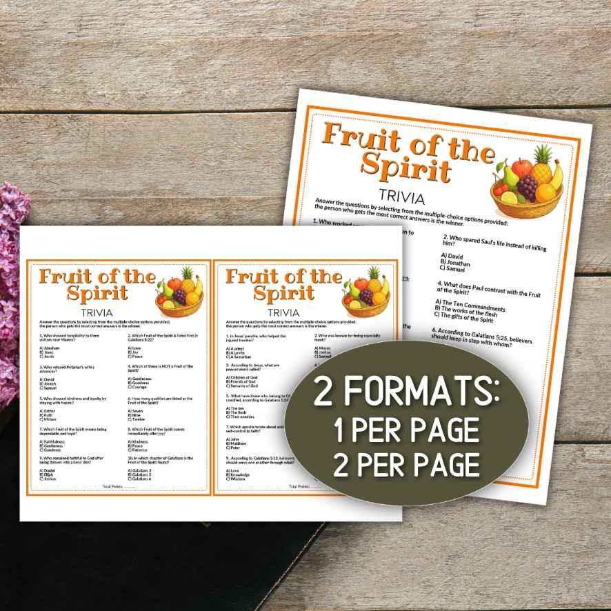 bible quiz printable