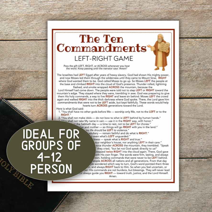 ten commandments game