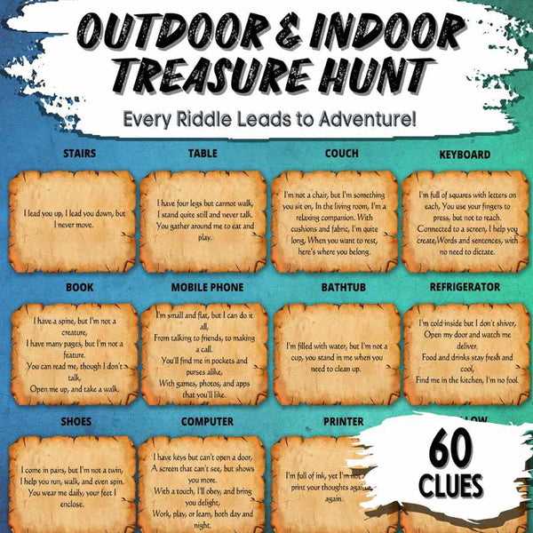 TREASURE HUNT INDOOR & OUTDOOR FOR KIDS – The Game Room