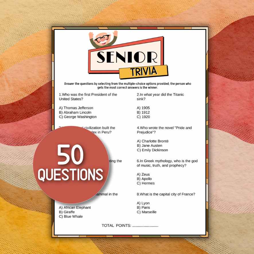 trivia for seniors citezens