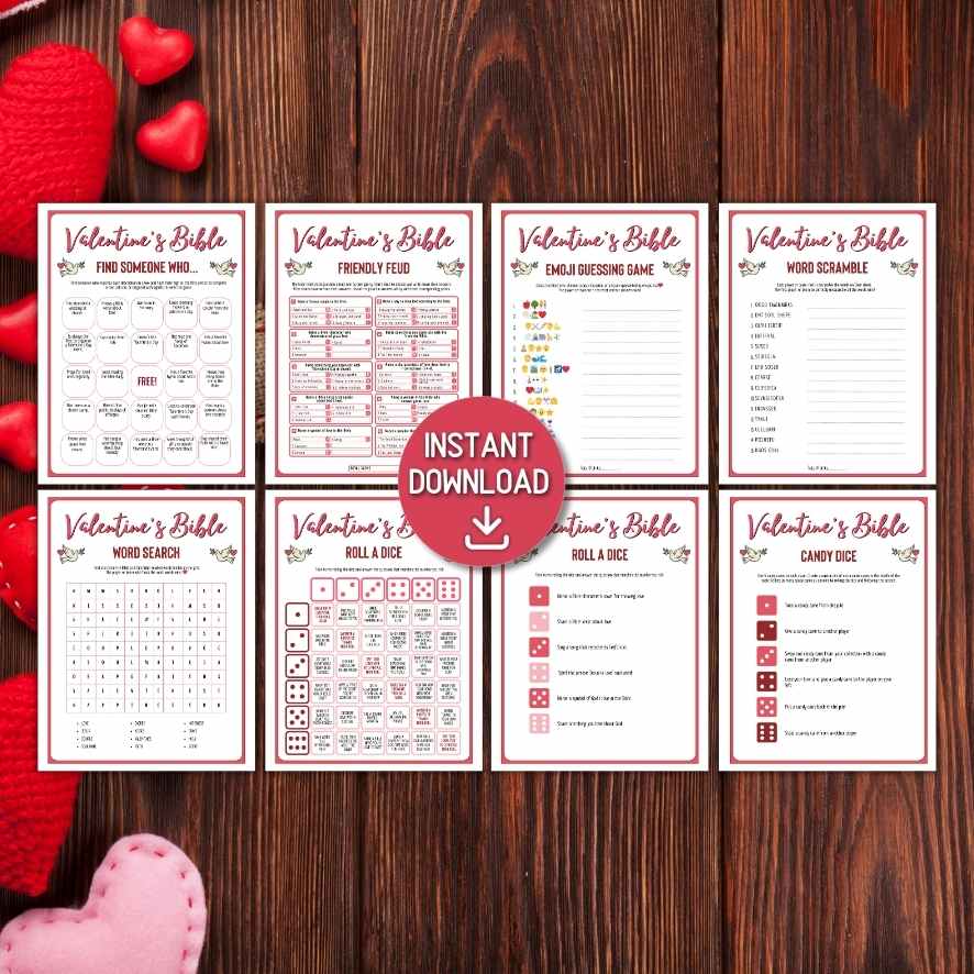 valentines day games for church