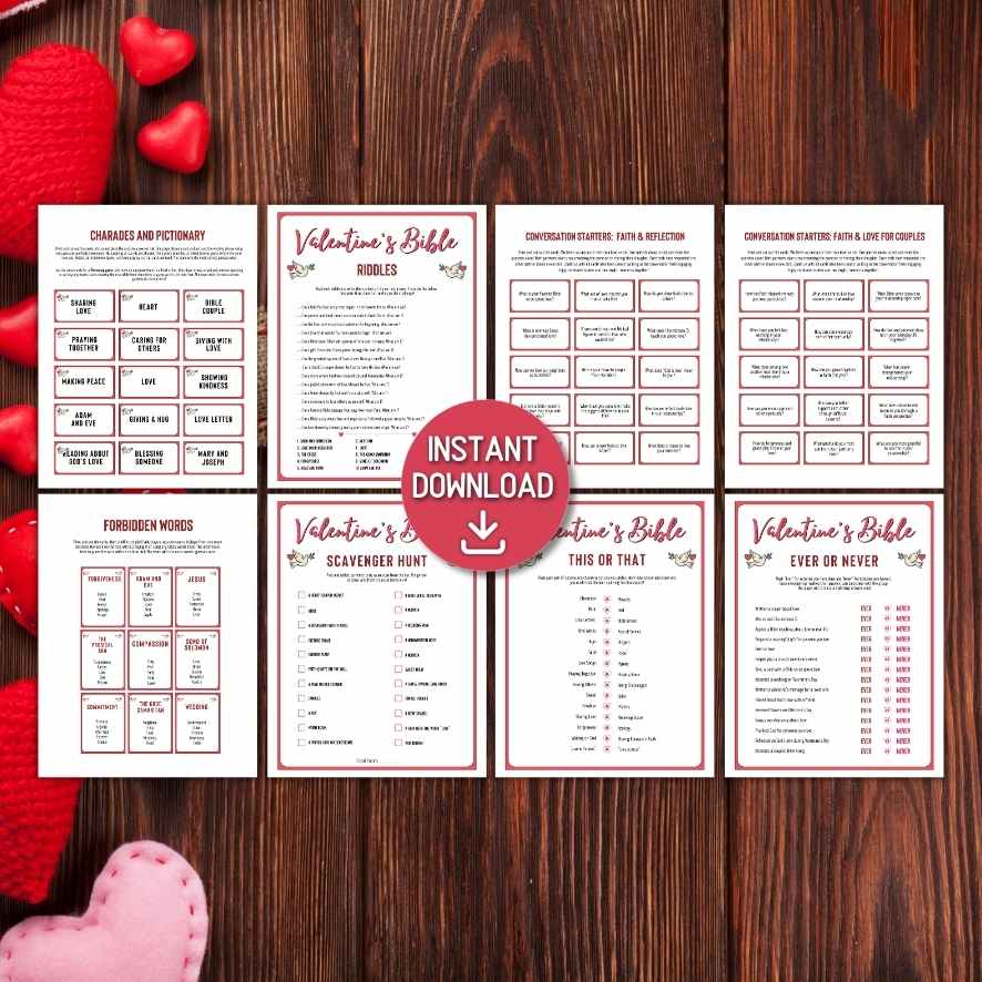 valentine´s day bible games

