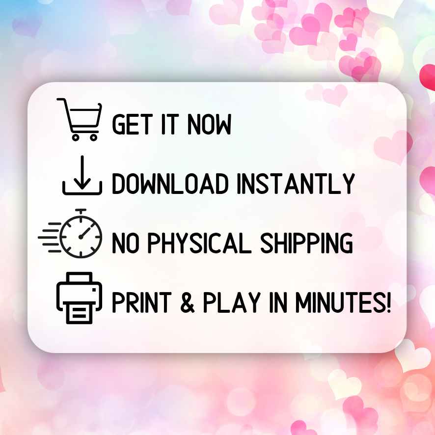 printable games for valentines day