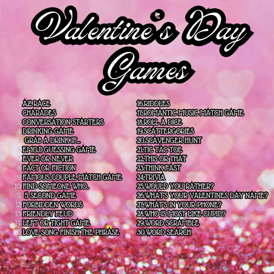 valentines day games for work