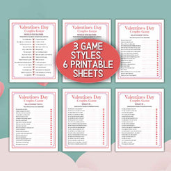 COUPLES GAME BUNDLES PRINTABLE – The Game Room