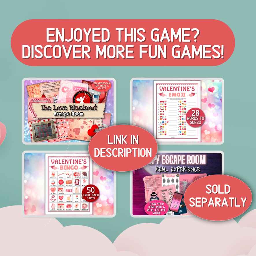 Printable Valentine's Day Games

