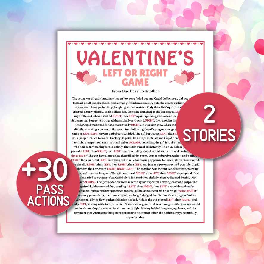 valentines day left right story

