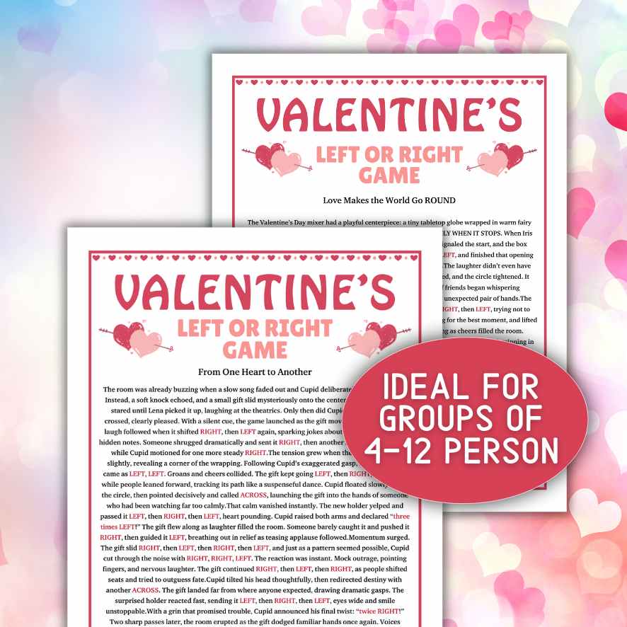 valentines day pass the gift

