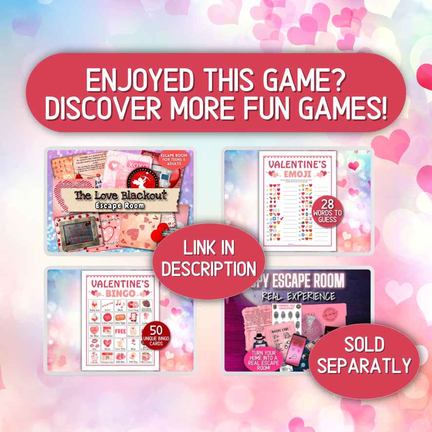printable games for valentines day

