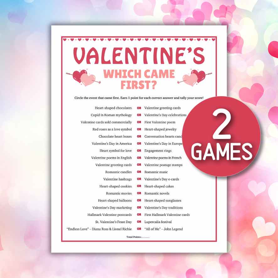 valentines day which came first

